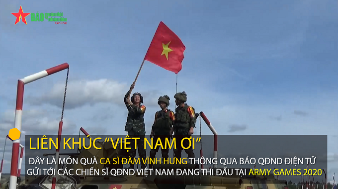 Món quà đặc biệt Ca sĩ Đàm Vĩnh Hưng gửi tới các chiến sĩ đang thi đấu tại Army Games 2020